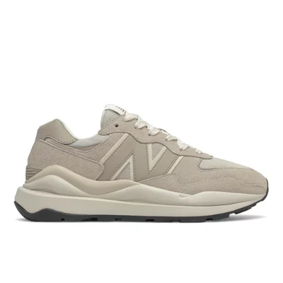 New Balance 57/40 In Au Lait With Metallic Gold