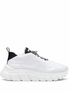 PRADA WHITE POLYAMIDE SNEAKERS