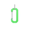 Eéra Chiara" Small Fluo Green & White Gold Mono Earring With Diamonds" In Not Applicable