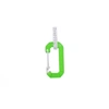 Eéra Chiara" Small Fluo Green & White Gold Mono Earring With Diamonds" In Not Applicable