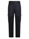Alexander Mcqueen Straight-leg Utility Trousers In Black