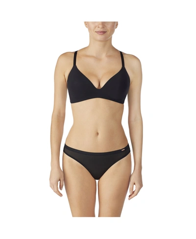 Le Mystere Women's Second Skin Wireless Bra In Black