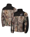 DUNBROOKE MEN'S REALTREE CAMO, BLACK BUFFALO BILLS CIRCLE HUNTER SOFTSHELL FULL-ZIP JACKET