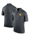 NIKE MEN'S ANTHRACITE WEST VIRGINIA MOUNTAINEERS BIG AND TALL PRIMARY LOGO VARSITY PERFORMANCE POLO SHIRT