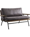 Furniture Of America Bonna Upholstered Loveseat In Ash Brown