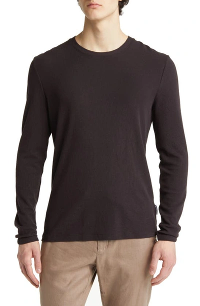 Nn07 Clive 3323 Slim Fit Long Sleeve T-shirt In Dark Wine