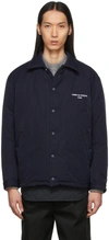 COMME DES GARÇONS HOMME DEUX NAVY TAFFETA DOWN JACKET