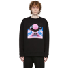 VALENTINO BLACK VIRTUAL RUNNER SWEATSHIRT