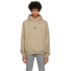 Mcq By Alexander Mcqueen Embroidered Logo Long-sleeve Hoodie In Beige