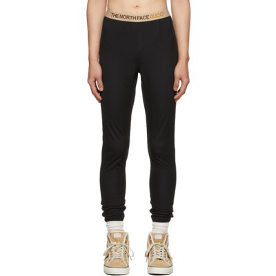 Gucci X The North Face Techno-jersey Track Pants In Black