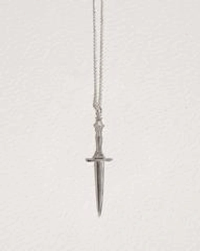 Pamela Love Dagger Pendant Necklace In Silver
