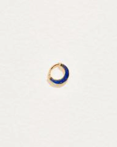 Pamela Love Piercing 6mm Inlay Clicker In Gold/blue