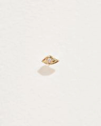 Pamela Love Piercing Eye Stud In Gold