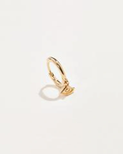 Pamela Love Piercing Eye Huggie In Gold