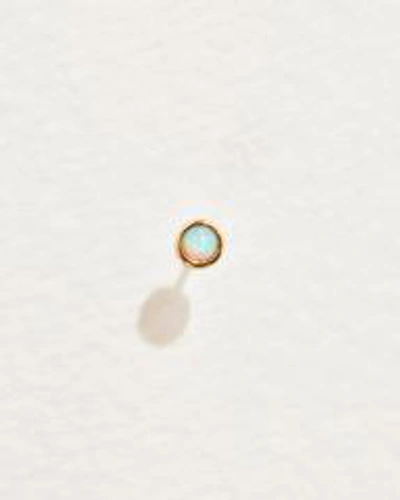 Pamela Love Piercing Petite Stud In Gold/blue