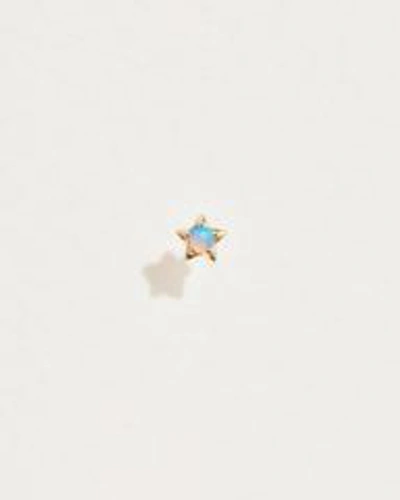 Pamela Love Piercing Midnight Star Stud In Gold/blue