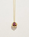 Fine Ruby Hera Pendant In Gold/red