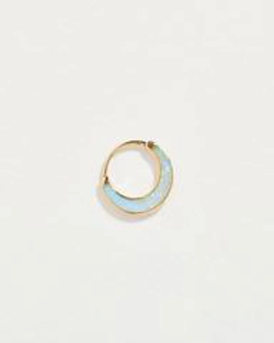 Pamela Love Piercing 10mm Inlay Clicker In Gold/blue