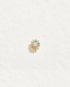 Pamela Love Piercing Irissa Sun Stud In Gold/blue