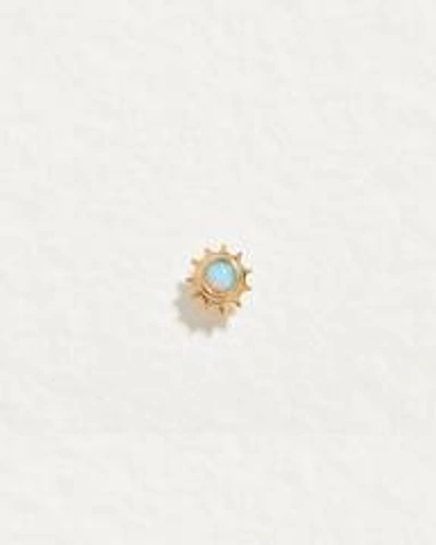 Pamela Love Piercing Irissa Sun Stud In Gold/blue