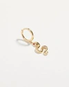 Pamela Love Piercing Serpent Ruby Huggie In Gold/red