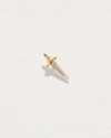 Pamela Love Piercing Dagger Pave Stud In Gold