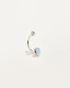 Pamela Love Piercing Gravitation Hook In Silver/blue