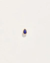Piercing Raindrop Stud In Gold/blue
