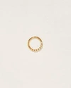 Piercing Opal Dot Clicker In Gold/blue