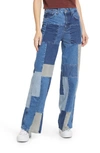 BDG URBAN OUTFITTERS PATCHWORK PUDDLE JEANS