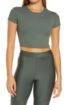 ALO YOGA RIB CROP TOP