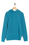 Abound Fleece Pullover Hoodie In Teal Larkspur