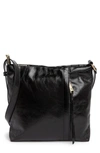 Hobo Drifter Leather Crossbody Bag In Black