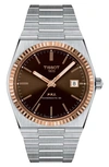 Tissot Prx Automatic Brown Dial Mens Watch T931.407.41.291.00 In Brown