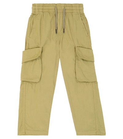 Argo cotton cargo pants in blue - Molo