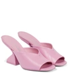 Ferragamo Pink F-heel Heeled Sandals In Flamingo