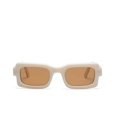 Marni Lake Vostok Sunglasses In White