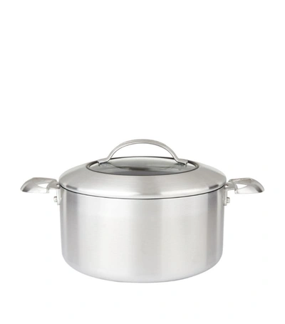 Scanpan Ctx Dutch Oven With Lid (26cm) In Silver