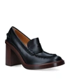 TOD'S TOD'S LEATHER PUMPS 100