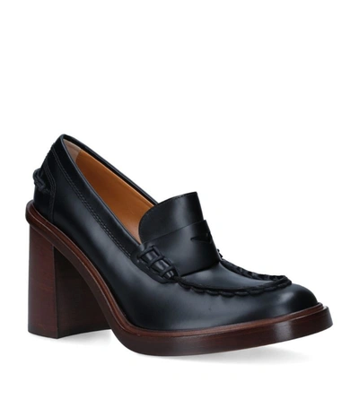 Tod's Leather Pumps 100 In Black