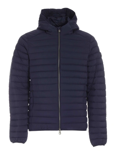 Save The Duck Hugo Padded Hooded Jacket In Navy Blue