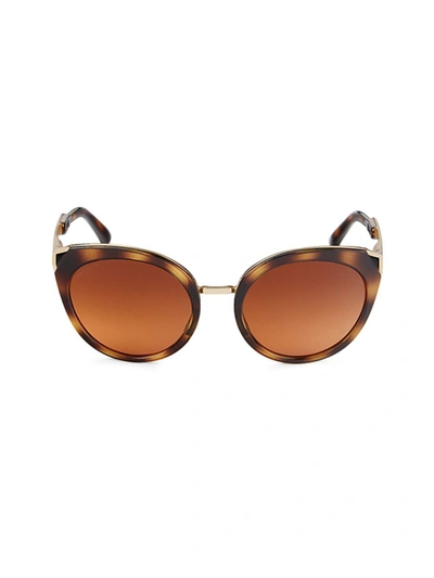 Oakley Women's 56mm Cat Eye Sunglasses In Matte Brown