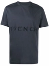 GIVENCHY LOGO-EMBROIDERED COTTON T-SHIRT