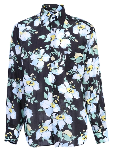 Tom Ford Floral-print Shirt In Multi