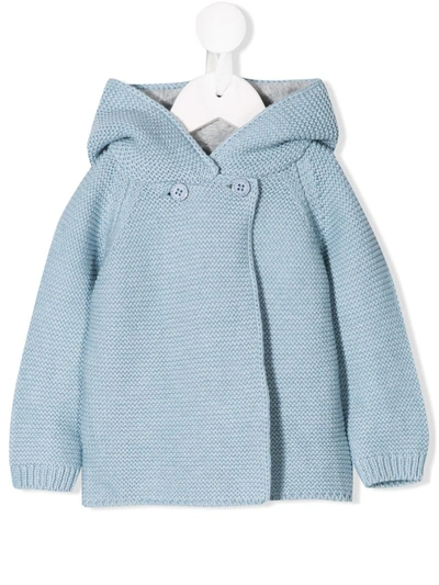 Stella Mccartney Babies' Knitted Jacket In Blue