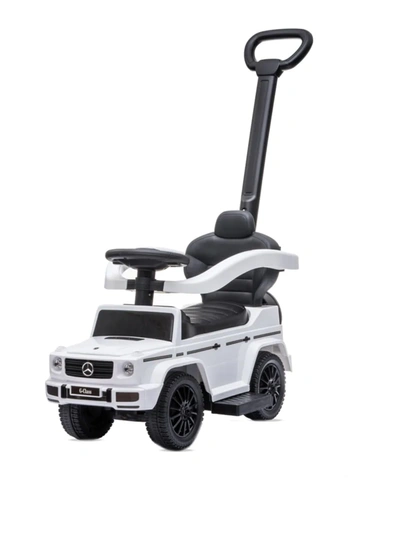 Best Ride On Cars Little Kid's Mercedes G-wagon 3-in-1 Push Car In White