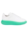 Alexander Mcqueen Men's Oversized Larry Bicolor Leather Sneakers In White