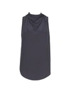 Equipment Peri Sleeveless Silk Blouse In Eclipse