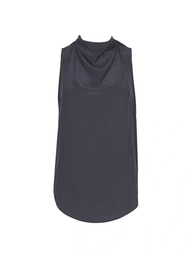 Equipment Peri Sleeveless Silk Blouse In Eclipse