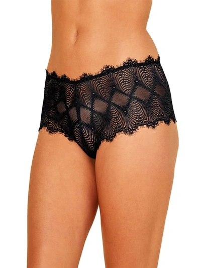 Cosabella Allure Lace Boyshorts In Blue